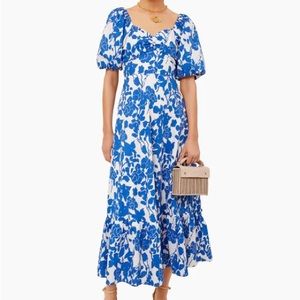 Hyacinth House Blue Floral dress